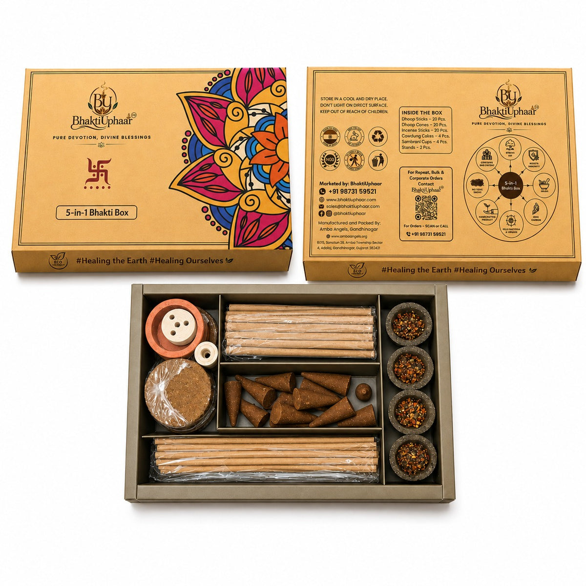BhaktiUphaar 5-in-1 Premium Bhakti Box