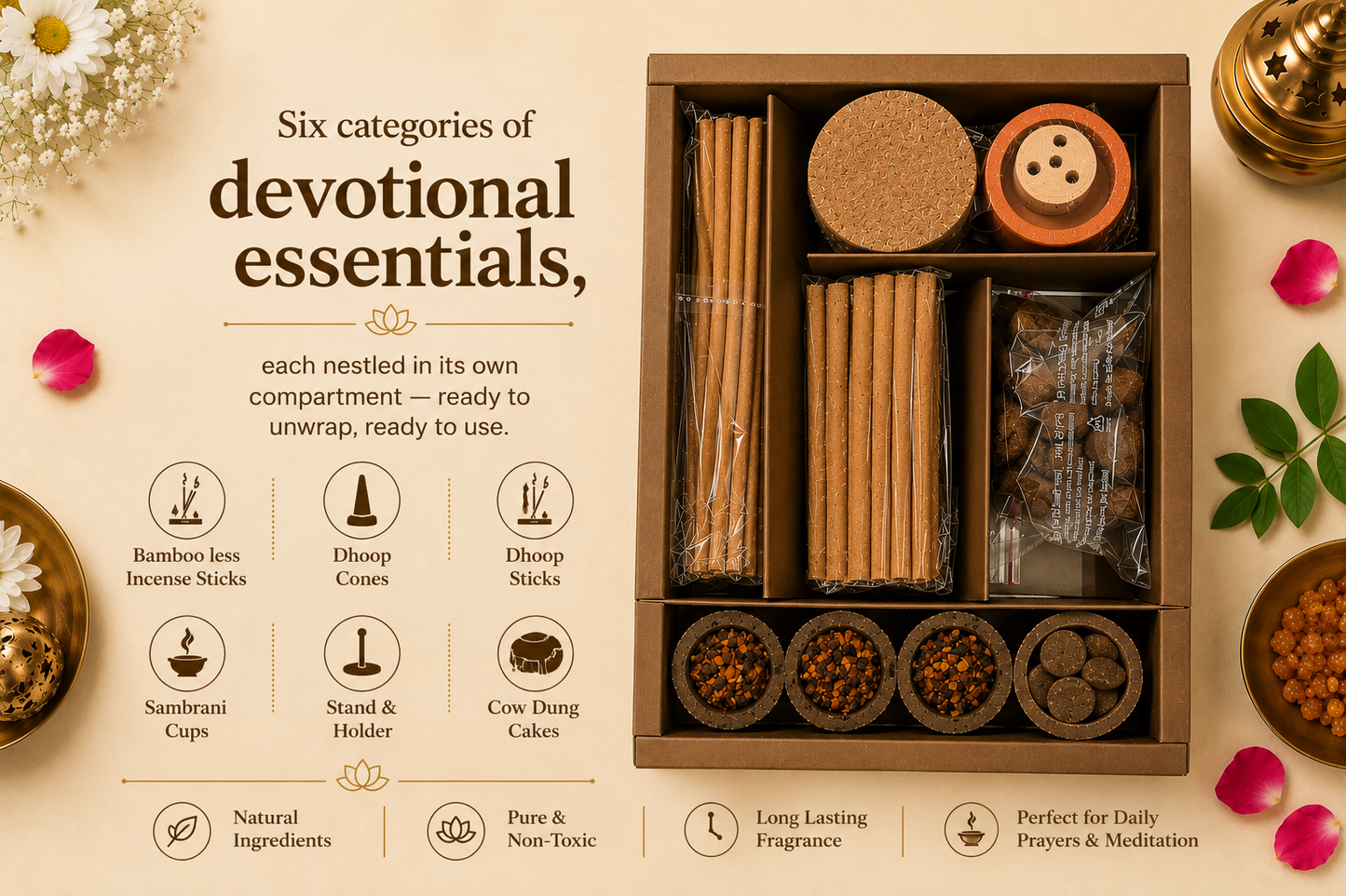 BhaktiUphaar 5-in-1 Premium Bhakti Box